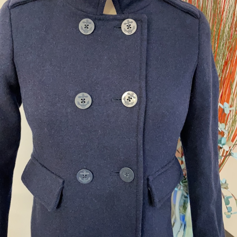 Lined wool coat - Picture 4 of 9